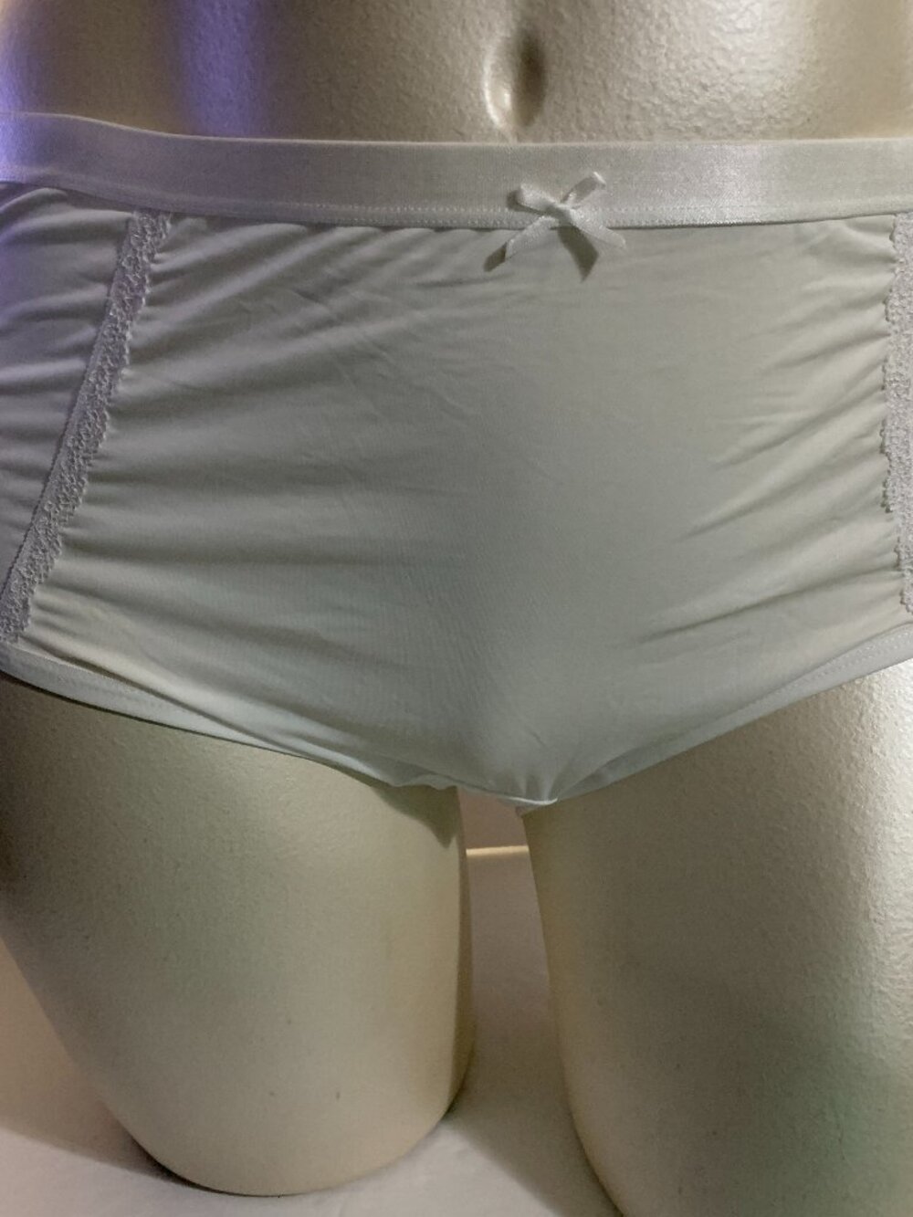 Catherines Brief Panties Underwear Nylon Blend White Plus Size 10 or 2X